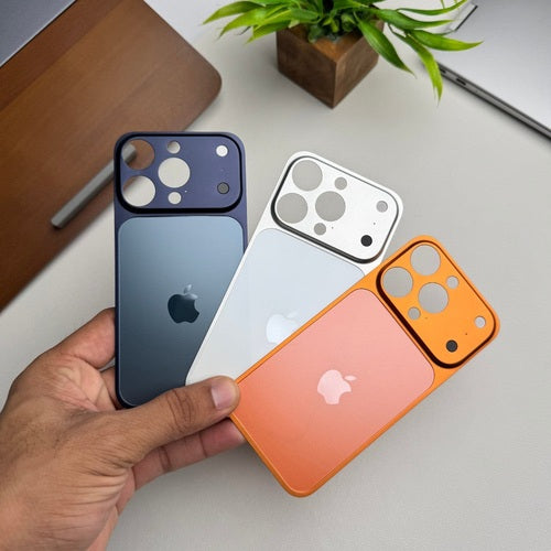 Premium Plastic Back Panel Conversion Sticker – iPhone 17 Pro / 17 Pro Max Style – No Side Coverage