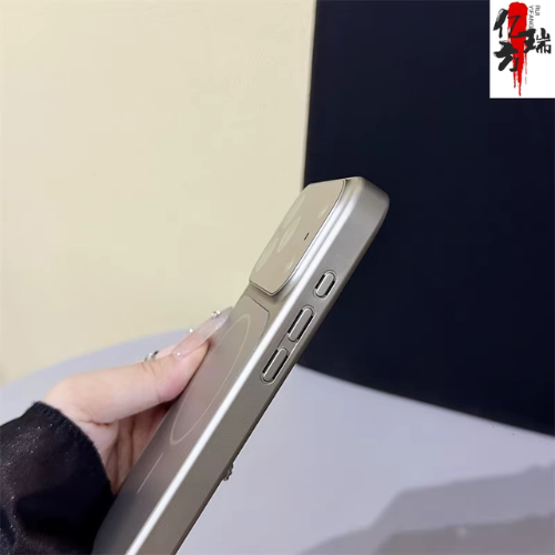 Magnetic AG Frosted Glass Case for iPhone 17 Pro Max – MagSafe Compatible – Matte Anti-Fingerprint Protective Cover