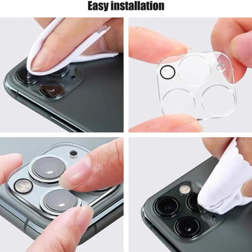 iPhone 17 Pro Max – 3D Tempered Glass Camera Lens Protector, Shock & Scratch Resistant