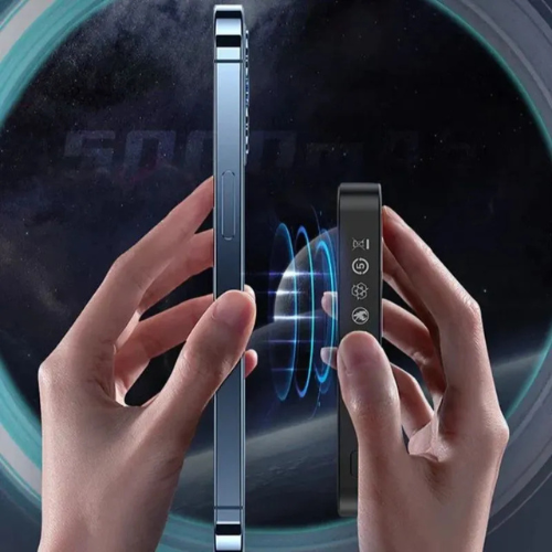 RECCI Mars Magnetic Wireless Power Bank 5000mAh – 15W Mag Wireless Charging + 20W PD Fast Charging – Type-C Port – Black (RPB-W07)