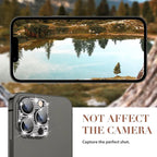 iPhone 15 Pro Max / iPhone 15 Pro – Full Metal Rhinestone Camera Protector with Lens Glass