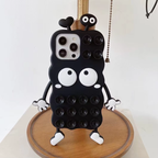 iPhone 12 3D Cartoon Soft Silicone TPU Case – Cute 3D Design, Shock-Resistant, Premium Protection, Perfect Fit