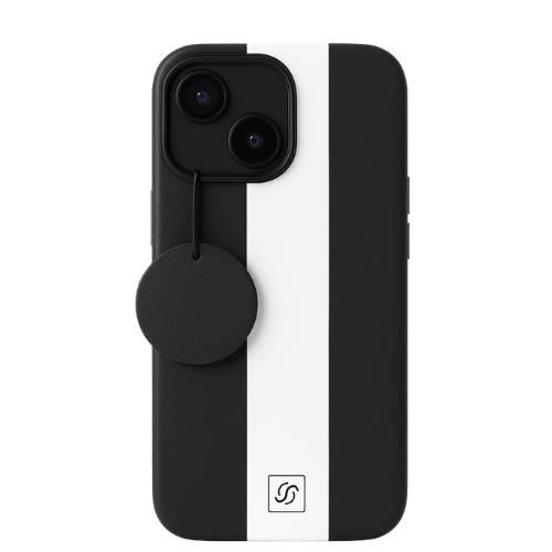 iPhone 16 Pro Luxury Leather Case – Dual Line Design, Metal Camera Ring, Soft Inner Lining, MagSafe Compatible