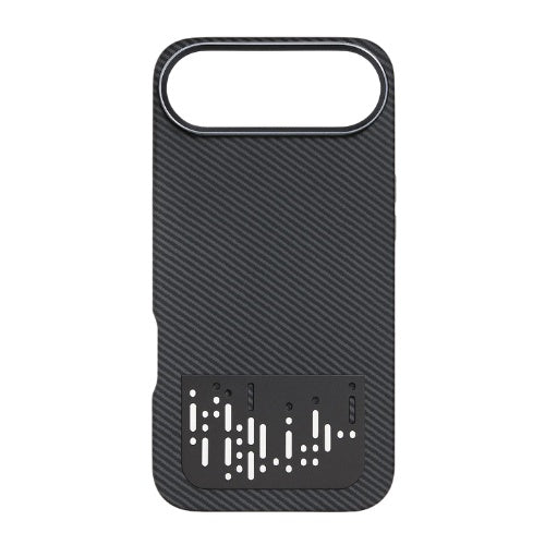 iPhone Air Carbon Fiber Shockproof Case – Slim Design, Metal Camera Frame, Wireless Charging Compatible, Premium Protection