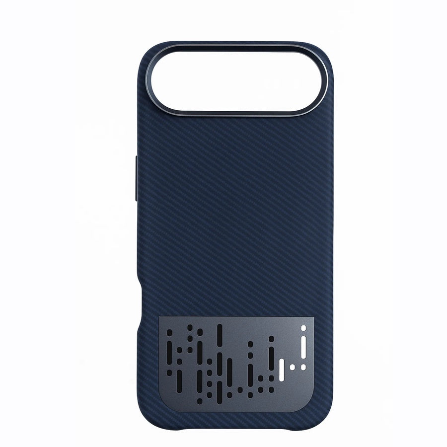 iPhone Air Carbon Fiber Shockproof Case – Slim Design, Metal Camera Frame, Wireless Charging Compatible, Premium Protection