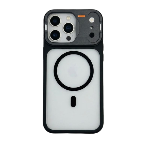 iPhone 13 Pro Max conversion case with black frame and MagSafe ring