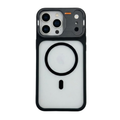 iPhone 12 Pro Max conversion case with black frame and MagSafe ring