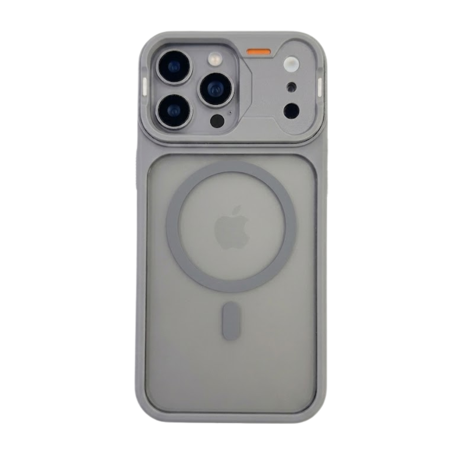 iPhone 16 Pro Max conversion case with grey frame and MagSafe ring