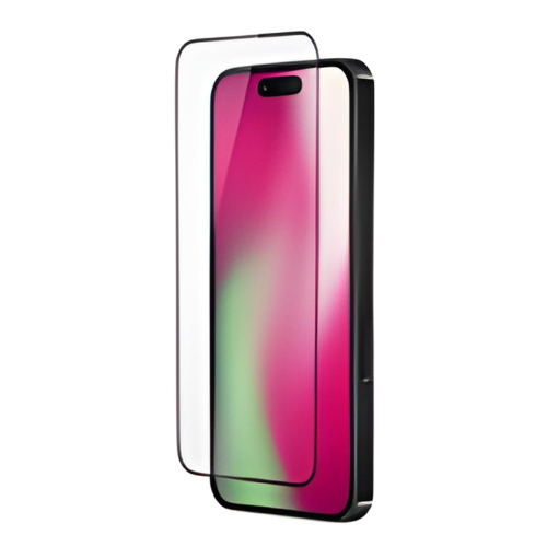 iPhone 17 Pro Max Matte Tempered Glass Screen Protector – Full Coverage, Anti-Fingerprint, HD Matte, Black Frame