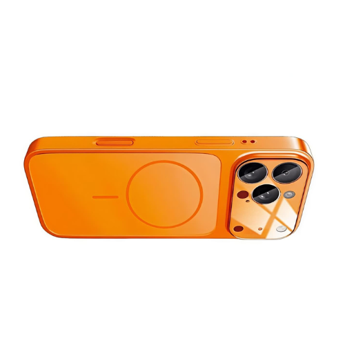 Magnetic AG Frosted Glass Case Compatible With iPhone 15 Pro Max – MagSafe Compatible, Matte Anti-Fingerprint Protective Cover Conversion to 17 Pro Max Look