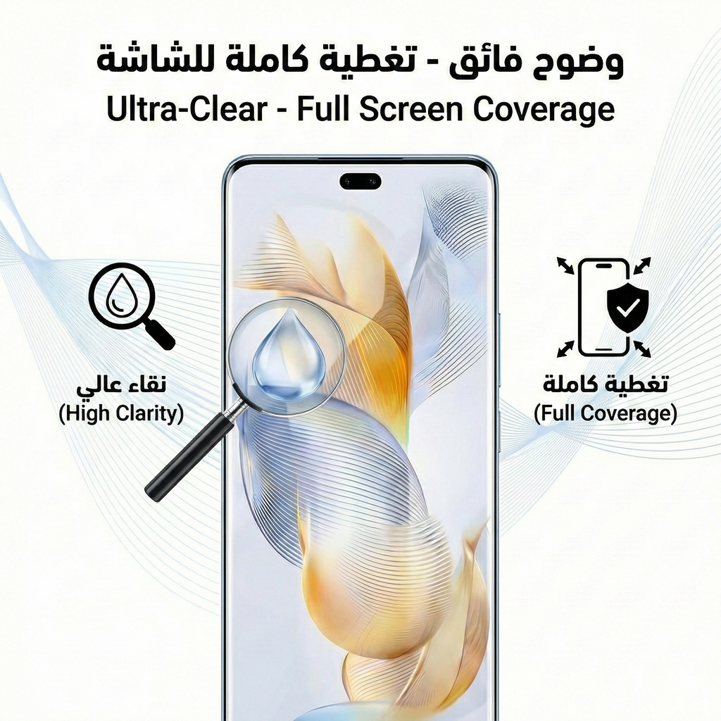 Gelatin Screen Protector Compatible with Infinix Note 40 5G /  Note 40 - Premium Clear HD - Easy Installation - Front Screen Protection