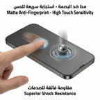 Plastic Matte Screen Protector Compatible With iPhone 17e Anti- Fingerprint, Does Not Cover Black Frame