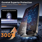 iPhone 17 Pro Max Privacy Full Cover 0.18mm Tempered Glass Screen Protector – 3D Black Frame Edge-to-Edge Protection