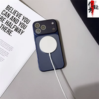 Magnetic AG Frosted Glass Case for iPhone 17 Pro Max – MagSafe Compatible – Matte Anti-Fingerprint Protective Cover