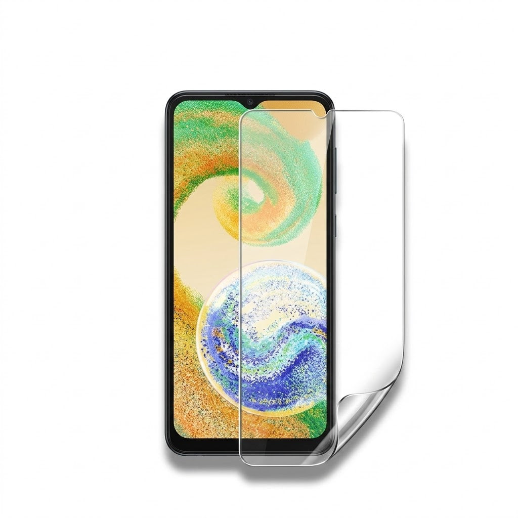 Plastic Clear Screen Protector Compatible With Realme C63  , Anti-Shock (Does Not Cover Black Frame)