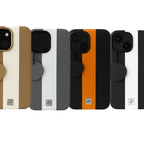 iPhone 15 Luxury Leather Case – Dual Line Design, Metal Camera Ring, Soft Inner Lining, MagSafe Compatible