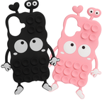 iPhone 16 3D Cartoon Soft Silicone TPU Case – Shock-Resistant, Cute Design, Premium Protection, Perfect Fit