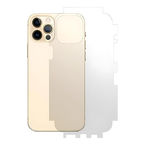 iPhone 12 Pro Full-Edge Gel Back Skin – Clear & Matte Options, Scratch-Resistant, No Camera Cut
