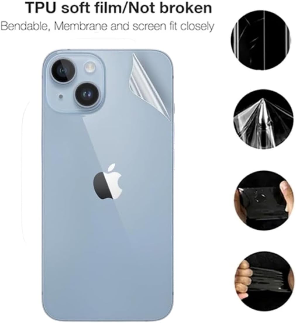 iPhone 11 Pro Full-Edge Gel Back Skin – Clear & Matte Options, Scratch-Resistant, No Camera Cut