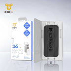 iPhone 15 Pro Max Compatible With Privacy Screen Protector Glass With Magic Box - Anti-Spy, Black Frame, OOHI Brand Super Glass