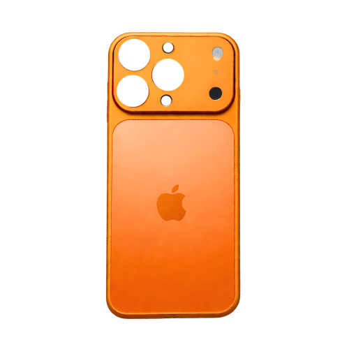 Premium Plastic Back Panel Conversion Sticker – iPhone 17 Pro / 17 Pro Max Style – No Side Coverage