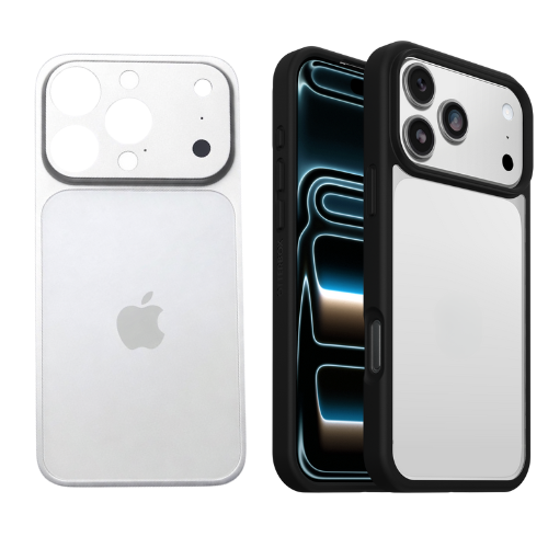 Premium Plastic Back Panel Conversion Sticker – iPhone 17 Pro / 17 Pro Max Style – No Side Coverage