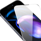 iPhone 15 Pro Max Crystal Transparent Tempered Glass Screen Protector – Premium Clear Protection with Speaker Mesh, Anti-Scratch, Full Coverage