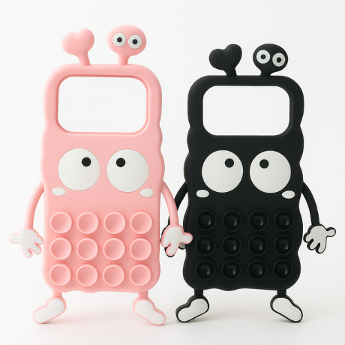 iPhone 17 Pro 3D Cartoon Soft Silicone TPU Case – Cute 3D Design, Shock-Resistant, Premium Protection, Perfect Fit