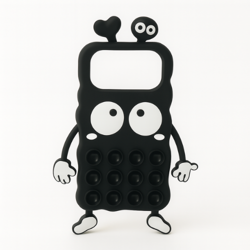 iPhone 17 Pro 3D Cartoon Soft Silicone TPU Case – Cute 3D Design, Shock-Resistant, Premium Protection, Perfect Fit