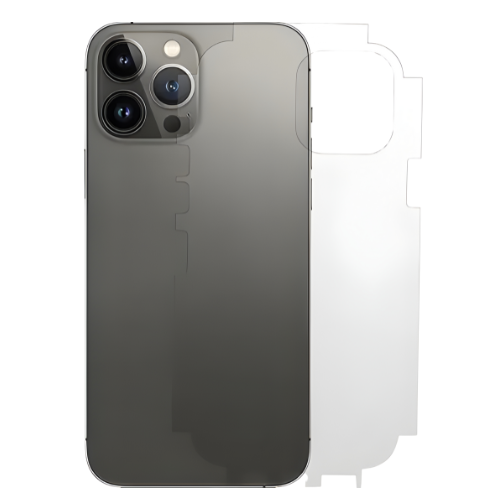 iPhone 14 Pro Full-Edge Gel Back Skin – Scratch-Resistant, Side Coverage, No Camera Cut, Available in Clear & Matte