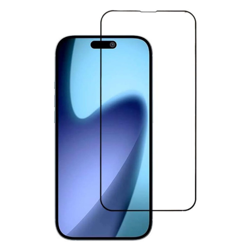 iPhone 16 Pro Max 3D HD Clear Tempered Glass Screen Protector – Full Edge-to-Edge Coverage, Scratch-Resistant, Bubble-Free Installation, Black Frame