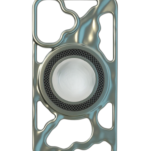 Premium Shock-Resistant Frame Case – Compatible with iPhone 17 – Matte Wave Design with MagSafe Ring