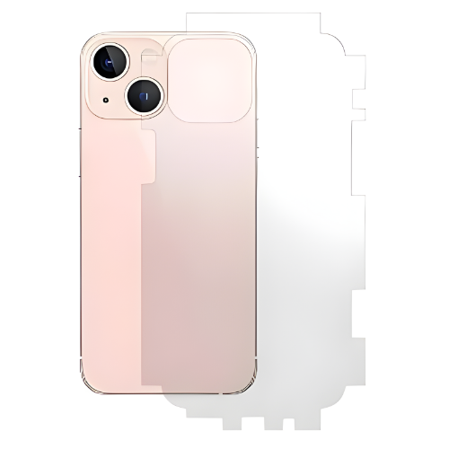 iPhone 13 Mini Full-Edge Gel Back Skin – Scratch-Resistant, Side Coverage, No Camera Cut, Available in Clear & Matte