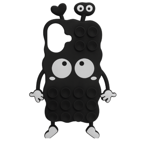 iPhone 16 3D Cartoon Soft Silicone TPU Case – Shock-Resistant, Cute Design, Premium Protection, Perfect Fit