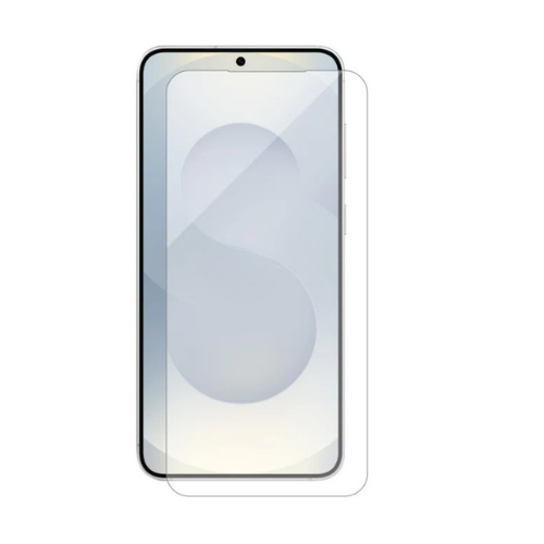 Samsung Galaxy S25 Plus / Galaxy S24 Plus Crystal Transparent Tempered Glass Screen Protector – Premium Clear Protection with Speaker Mesh, Anti-Scratch, Full Coverage