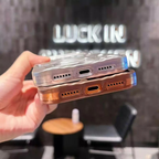 Premium Shock-Resistant Frame Case – Compatible with iPhone 17 – Matte Wave Design with MagSafe Ring