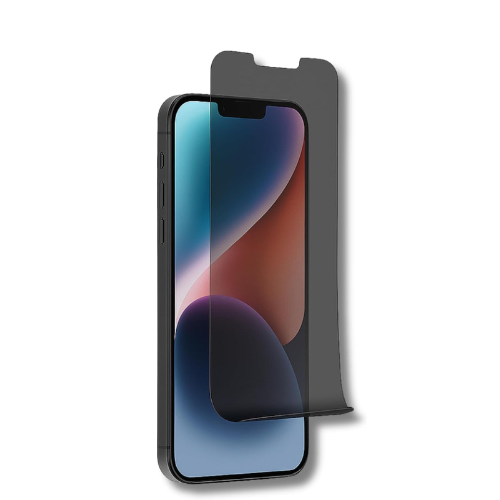 Plastic Privacy Screen Protector Compatible with IPhone 13/13 Pro – Anti-Shock – No Black Frame – Covers Till Black Edge – Not Support Fingerprint Unlock