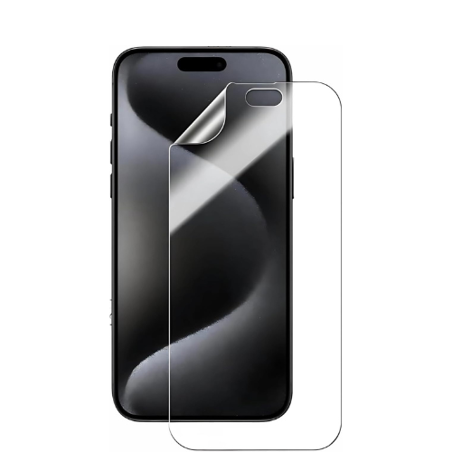 Plastic Matte Screen Protector Compatible With IPhone 15/16, Anti-Fingerprint, Does Not Cover Black Frame