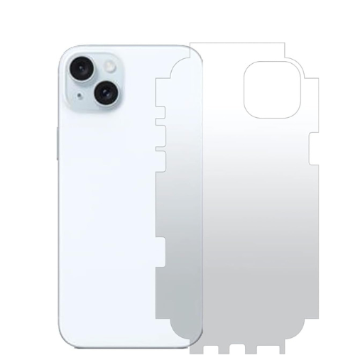 Back Sticker Screen Protector Compatible with iPhone 15, Gelatin Matte, Anti-Fingerprint, Full-Side, Anti-Scratch
