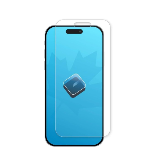 Plastic Clear Screen Protector Clear HD Compatible With IPhone 15 Pro, Anti-Shock (Does Not Cover Black Frame)