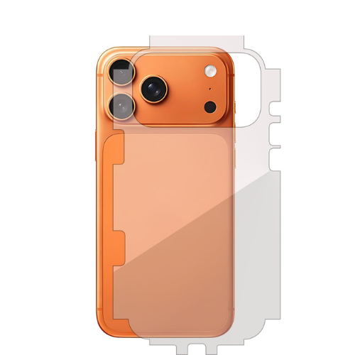 Back Sticker Screen Protector Gelatin Matte Anti-Fingerprint- Full Side Anti-Scratch Compatible with iPhone 17 Pro Max