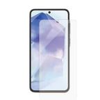 Plastic Clear Screen Protector Compatible With Samsung Galaxy A55 5G  , Anti-Shock (Does Not Cover Black Frame)