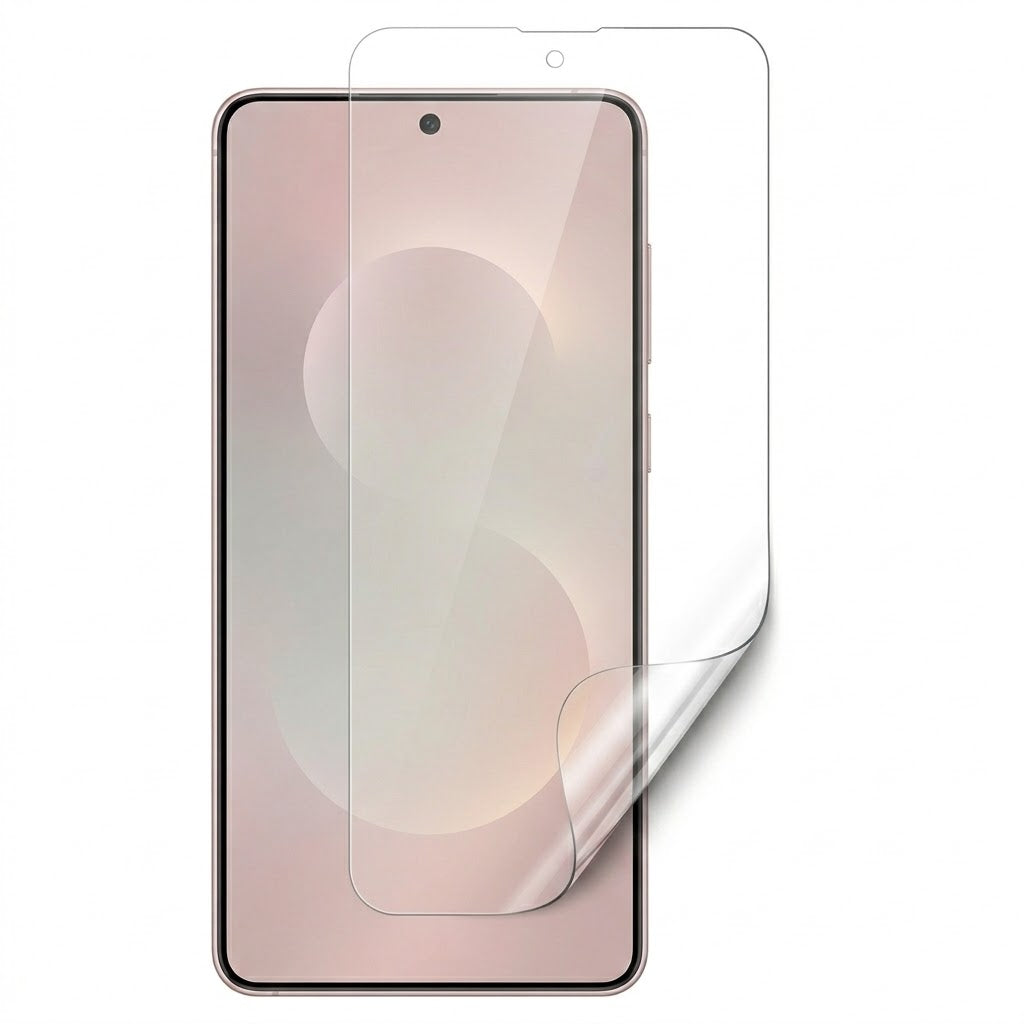 Plastic Clear Screen Protector Compatible With Samsung Galaxy A51 4G  , Anti-Shock (Does Not Cover Black Frame)